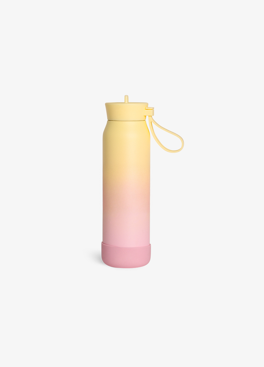 Water Bottle 350ml - Pink Yellow