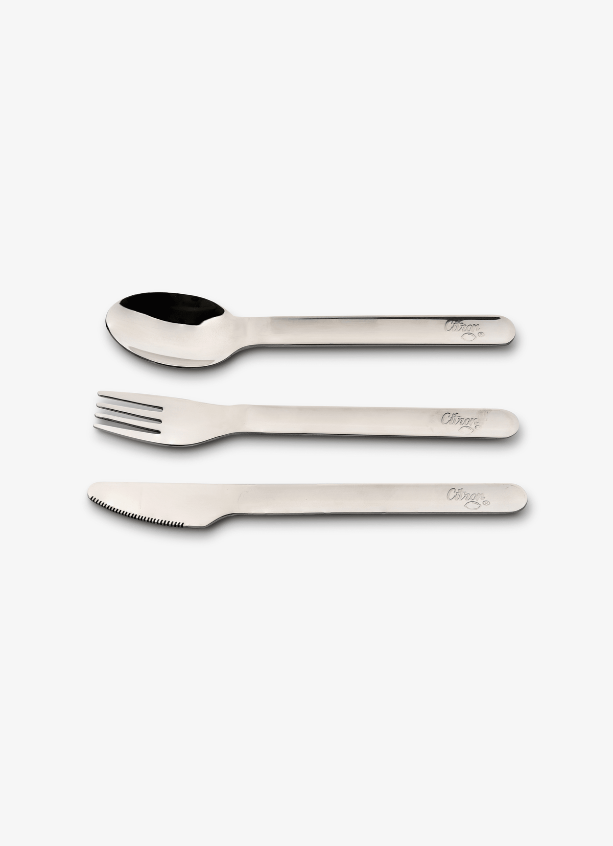 Stainless Steel Cutlery Set - Black + Case