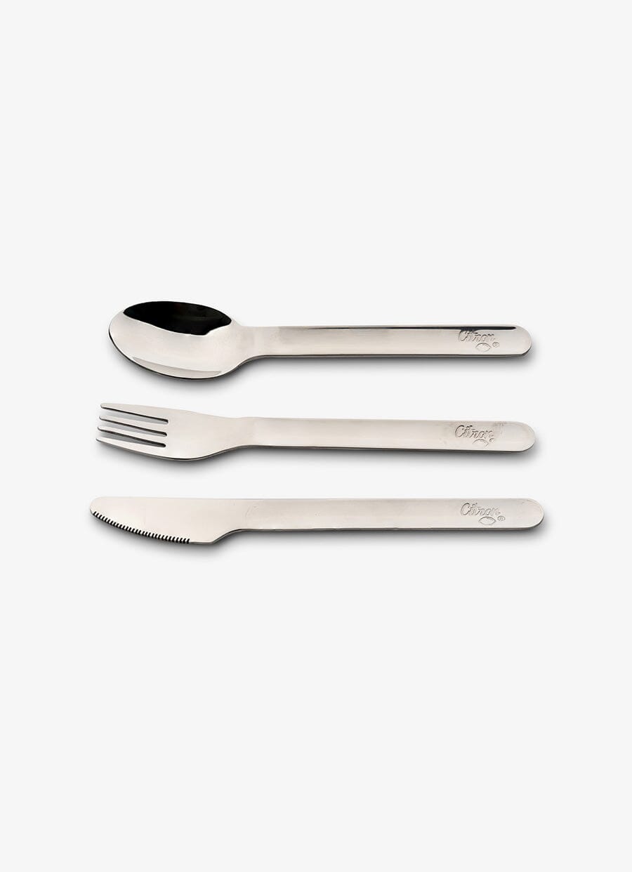 Stainless Steel Cutlery Set - Blush Pink + Case