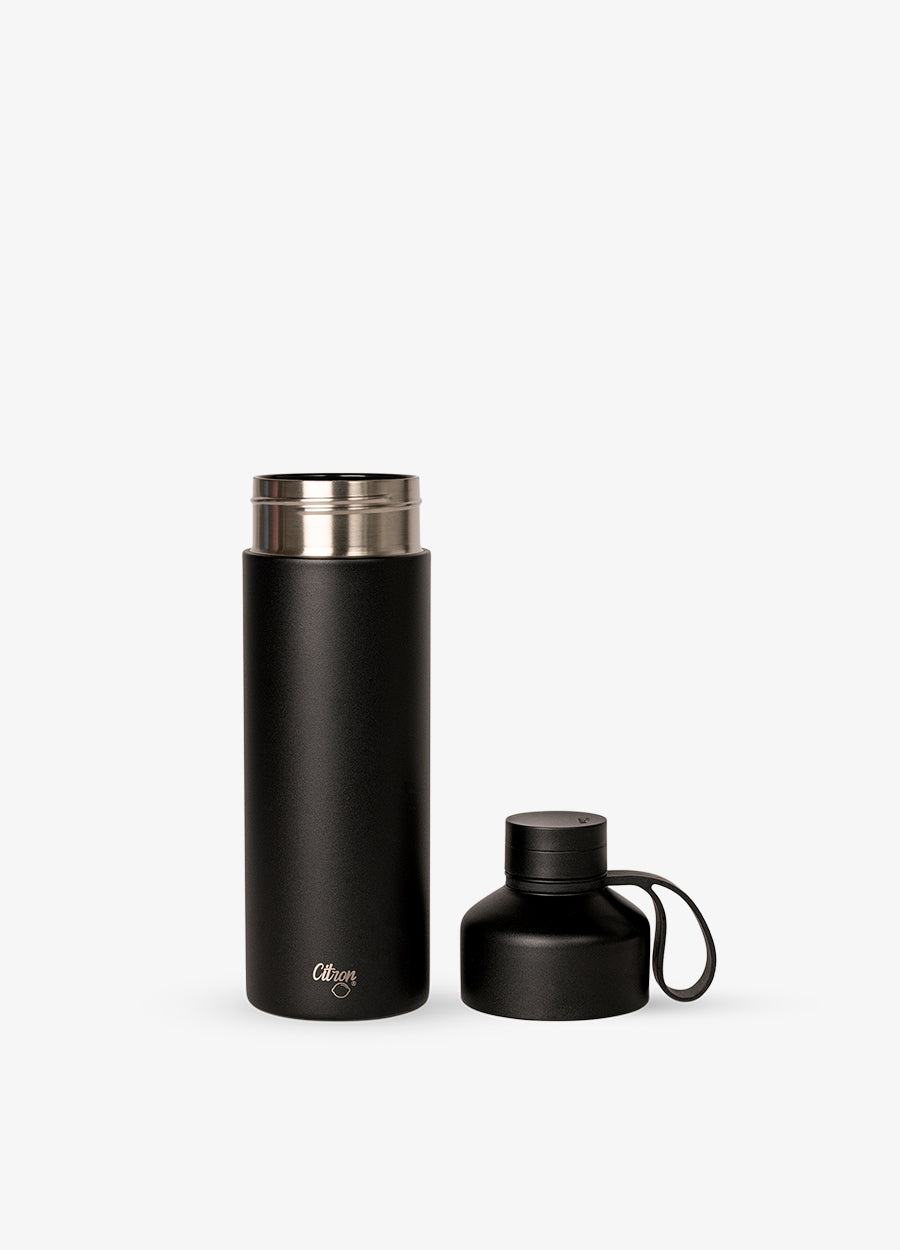 Duo Sip Thermal Water Bottle 750ml - Black
