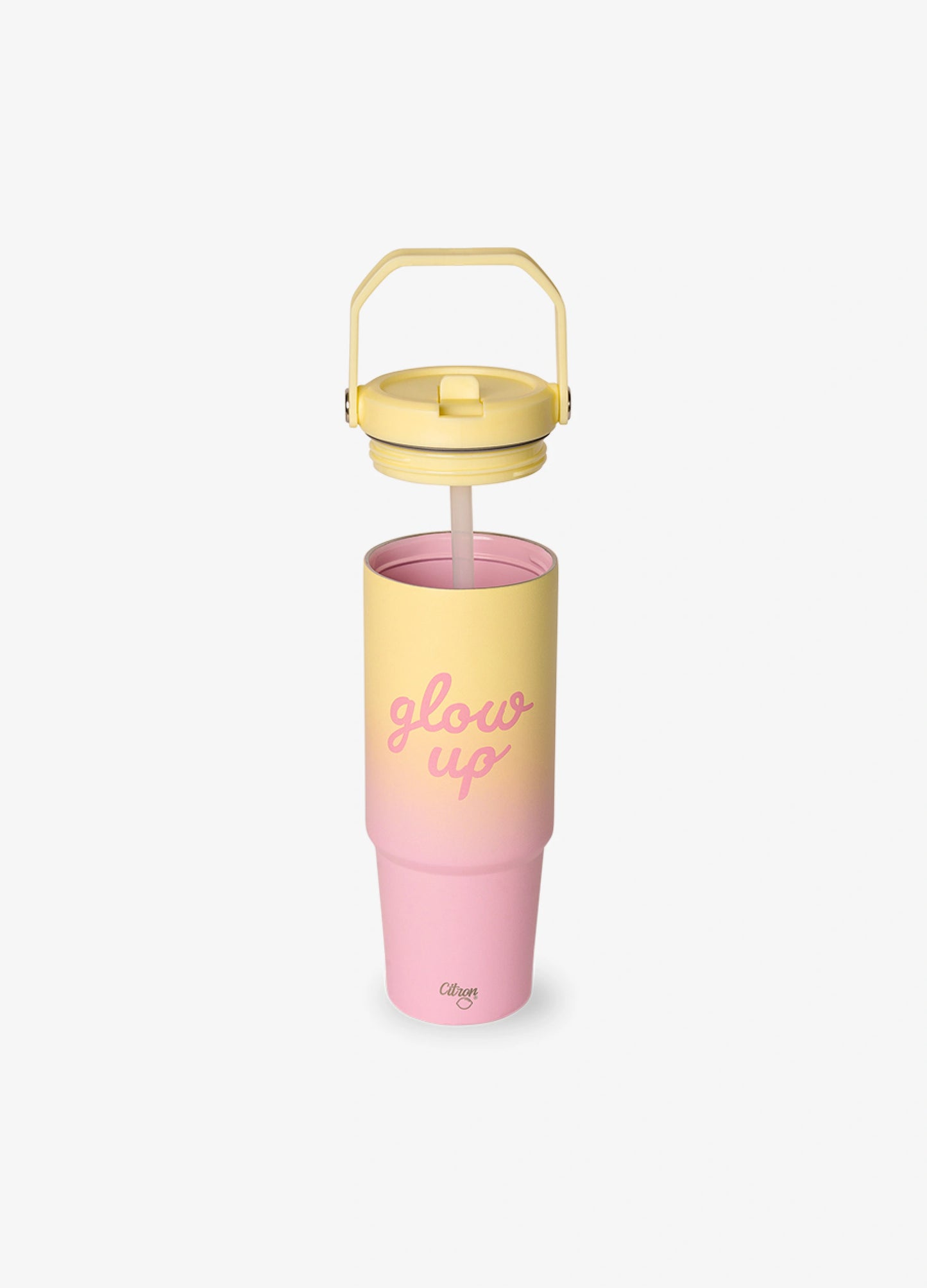 Insulated Tumbler 900ml - Yellow Pink