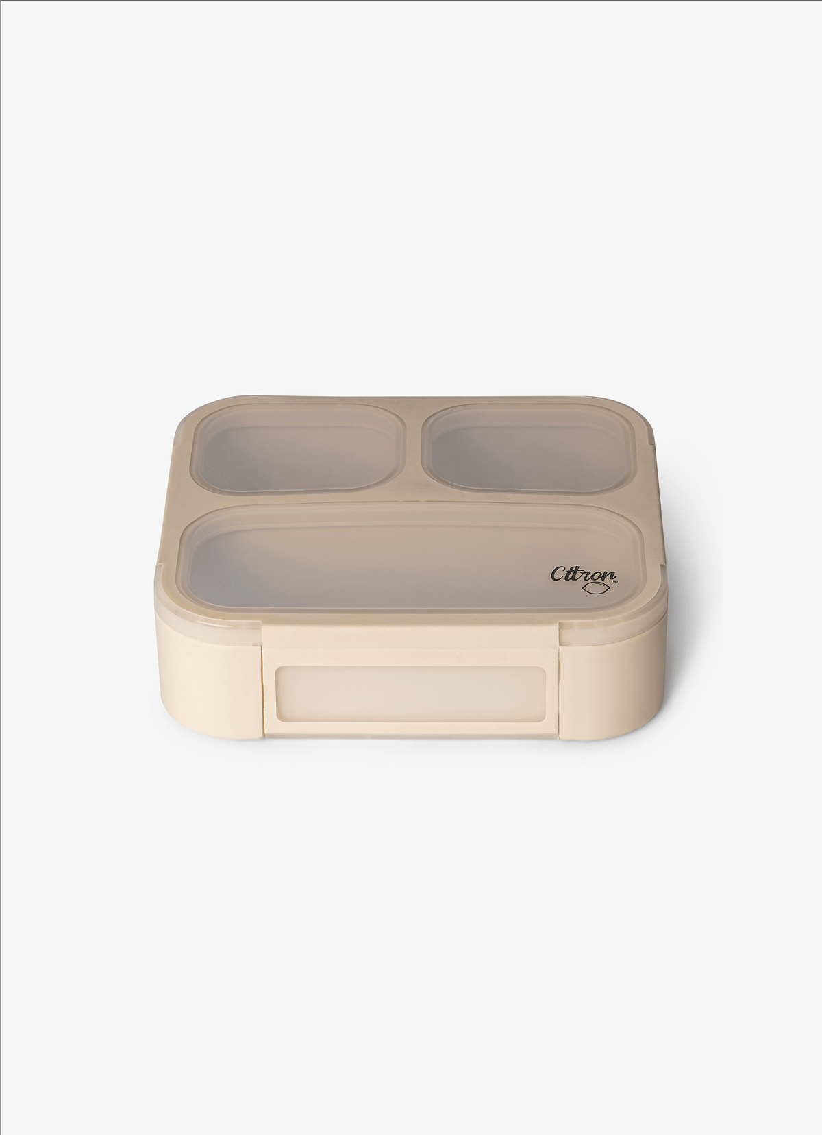 Lunch Box with Fork & Spoon - Beige