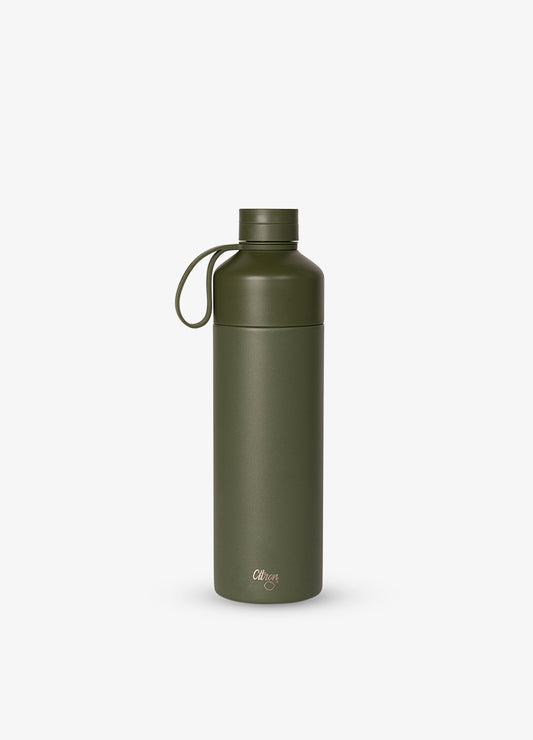 Duo Sip Thermal Water Bottle 750ml - Green