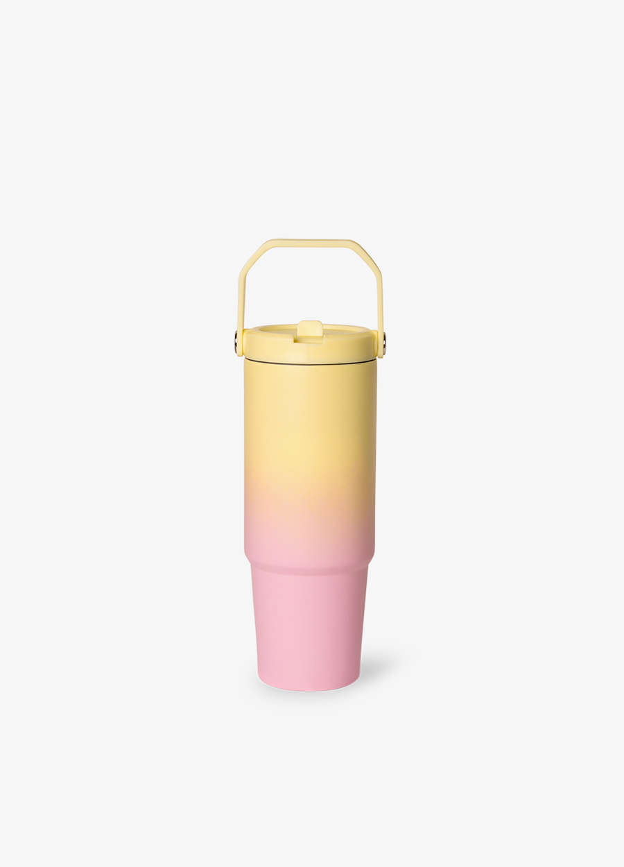 Insulated Tumbler 900ml - Yellow Pink