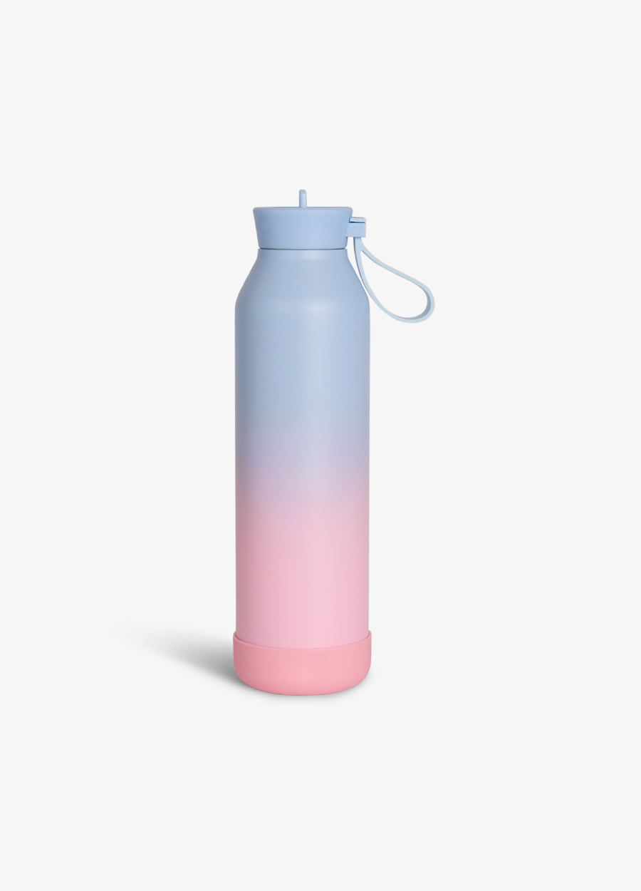 Water Bottle 750ml - Blue Pink