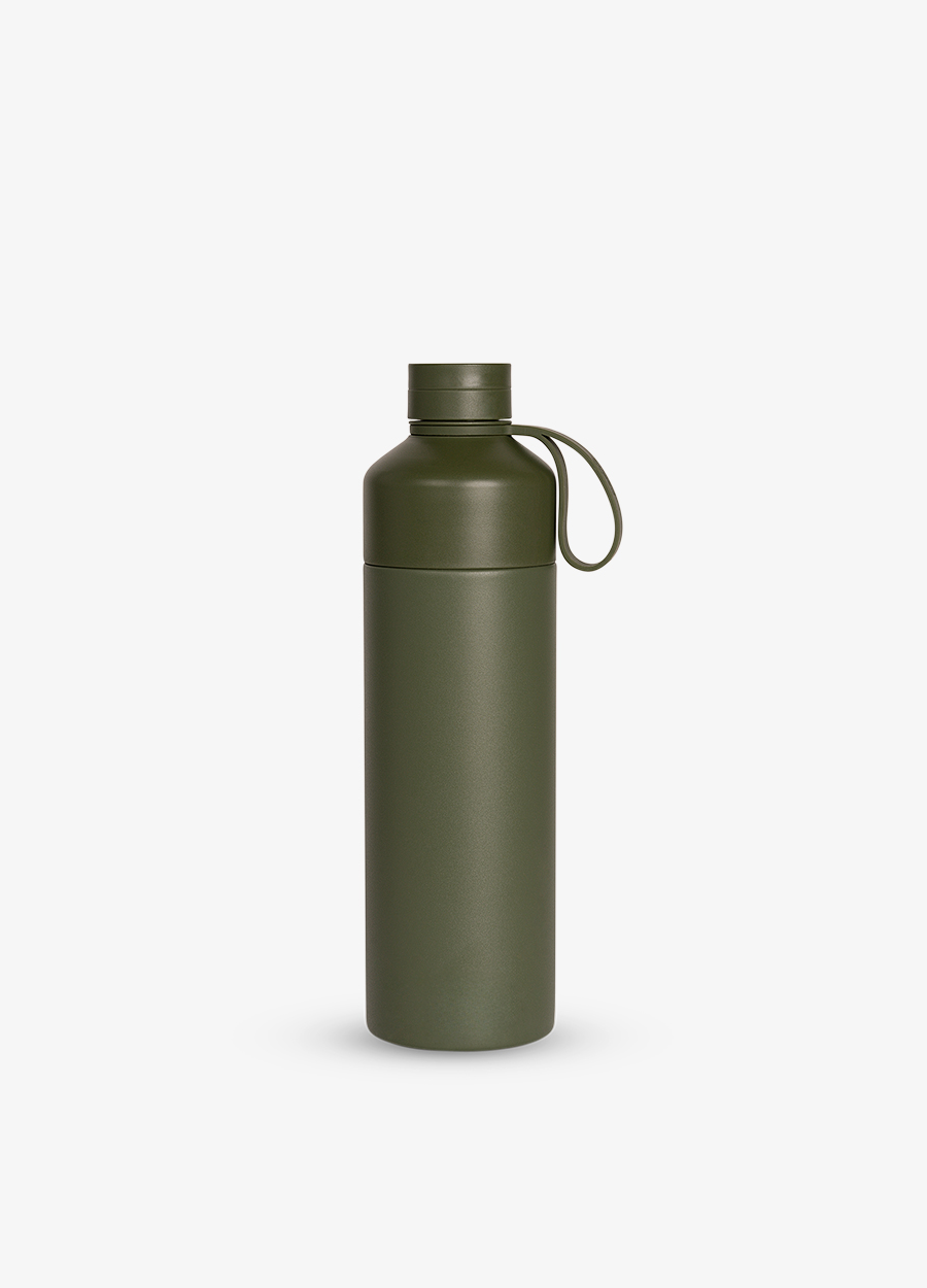 Duo Sip Thermal Water Bottle 750ml - Green