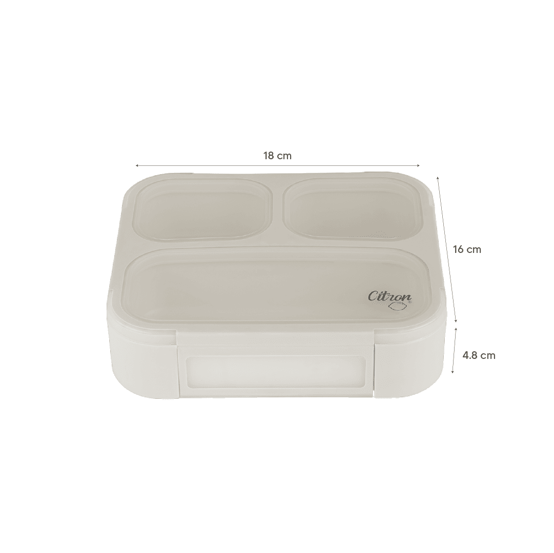 Lunch Box with Fork & Spoon - Purple